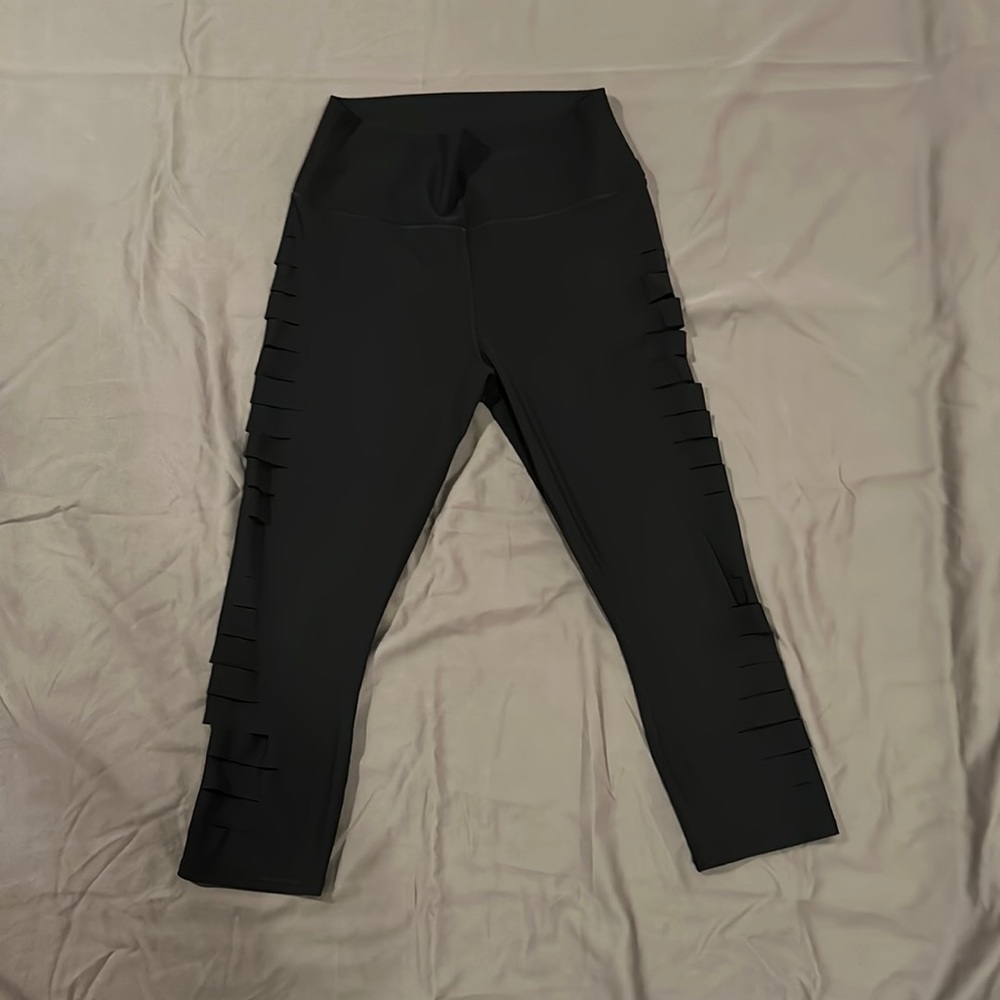 Alo yoga pants with side leg slits